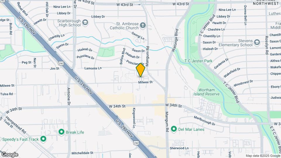 4932 Milwee St Map and Location Details
