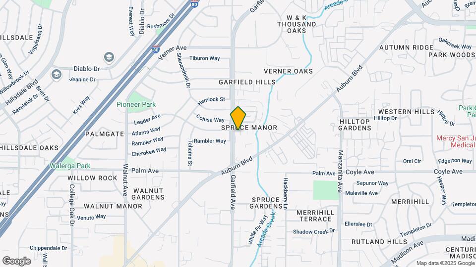 5732 Garfield Ave Map and Location Details