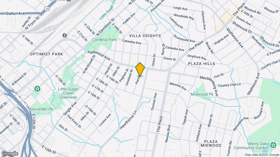 1708 Parson St Mapa y Detalles de la Ubicación