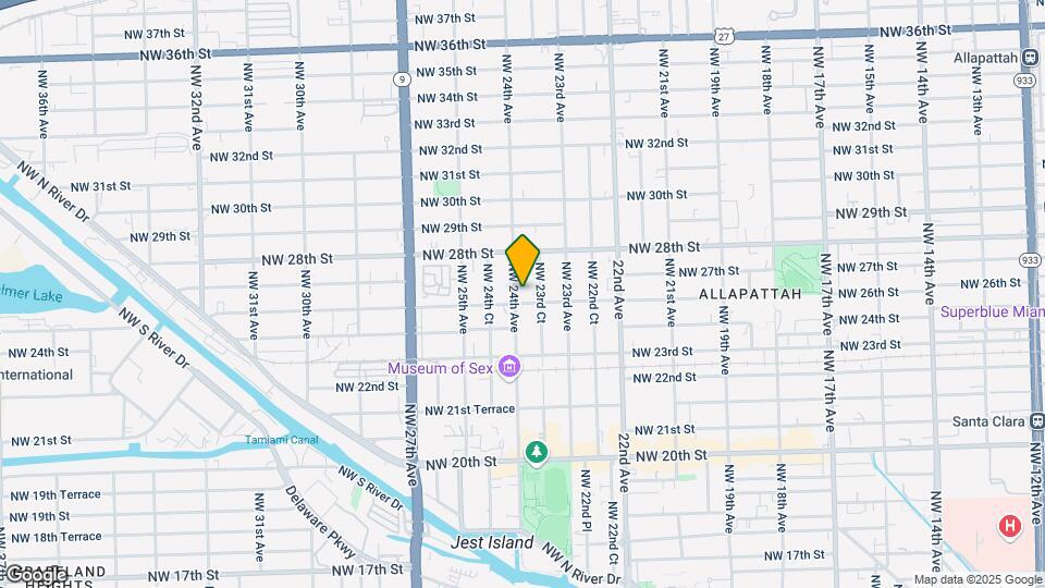 2611 NW 24th Ave Map and Location Details