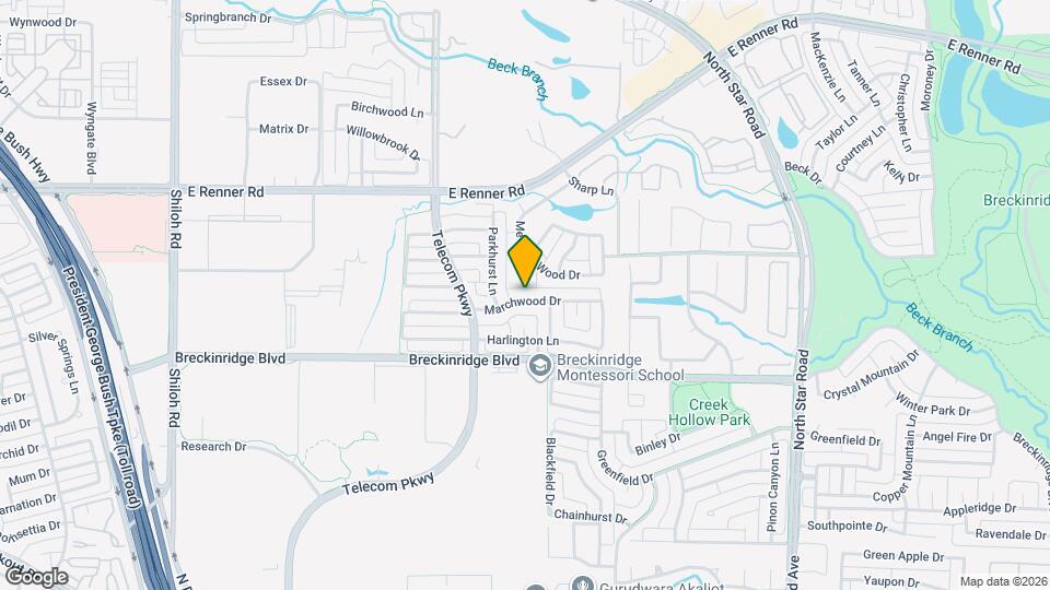 3805 Marchwood Dr Map and Location Details