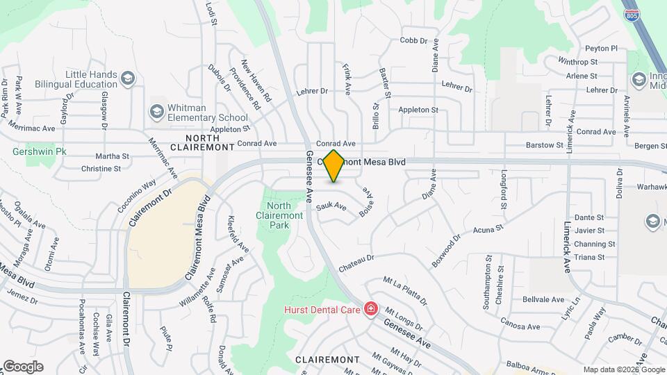 4558 Bannock Ave Map and Location Details