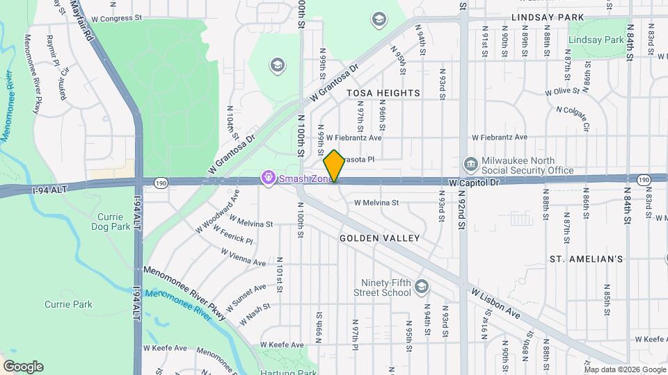 3973 N 98th St Map and Location Details