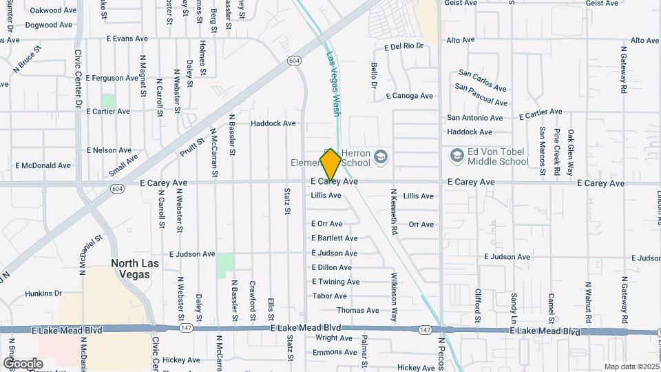 3117 E Carey Ave Map and Location Details
