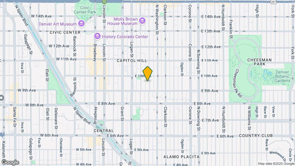 939 Pearl St Map and Location Details