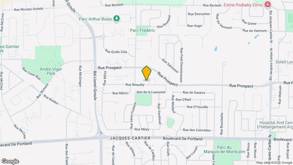 2565 Beaudry Rue Map and Location Details