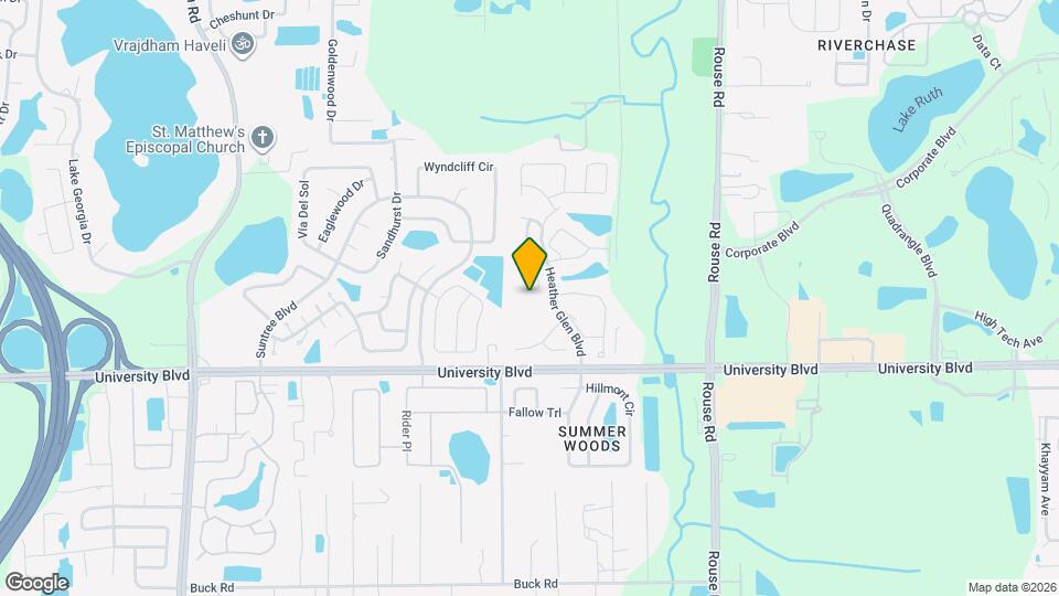 4501 Bridgeton Ln Map and Location Details