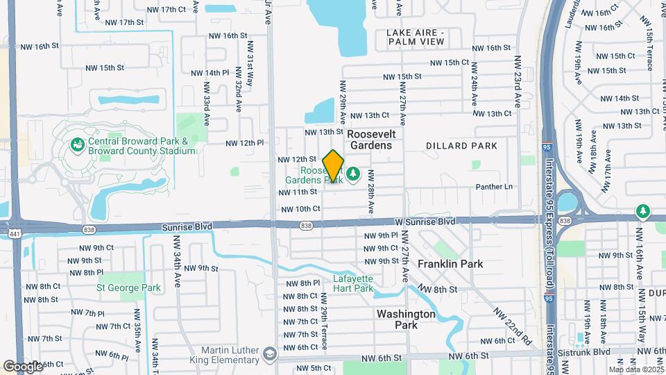 2921 NW 11th St, Unit East Map and Location Details