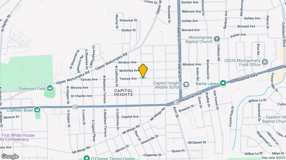 2100 Yancey Ave Map and Location Details