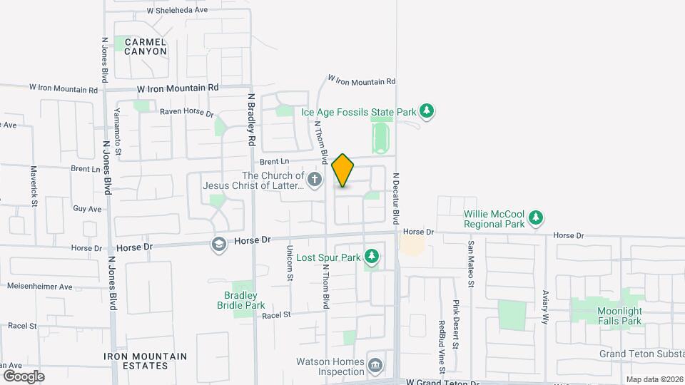 5036 Ironhorse Ranch Ave Mapa y Detalles de la Ubicación