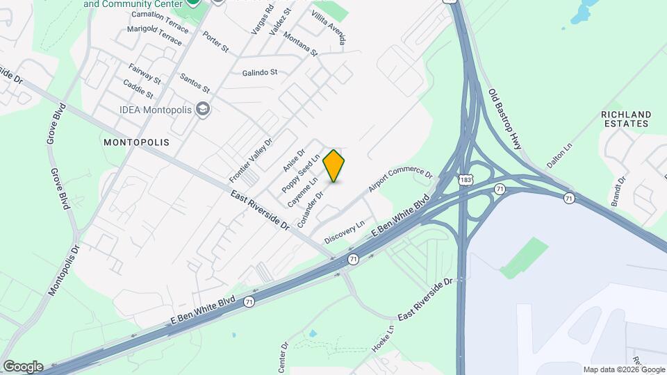 1509 Coriander Dr Map and Location Details