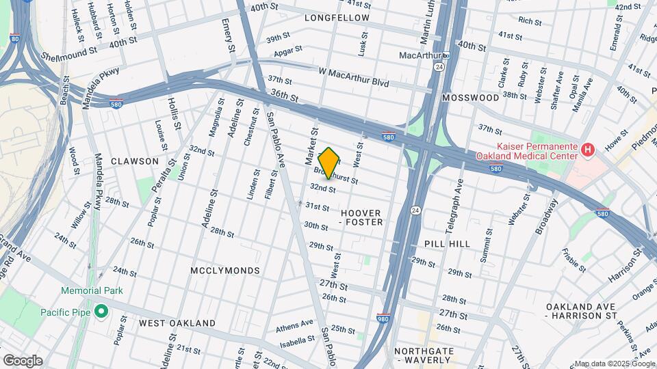 848 32nd St Map and Location Details