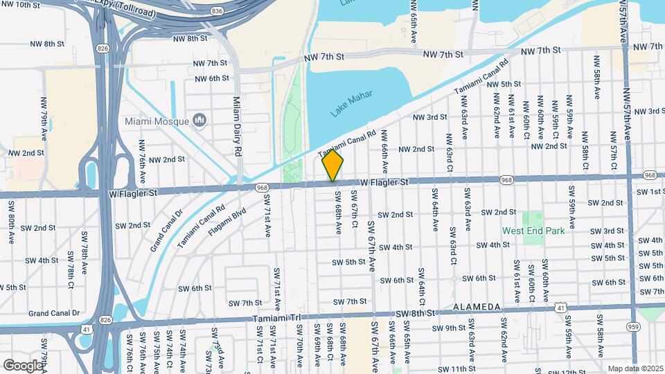 6820 W Flagler St Map and Location Details
