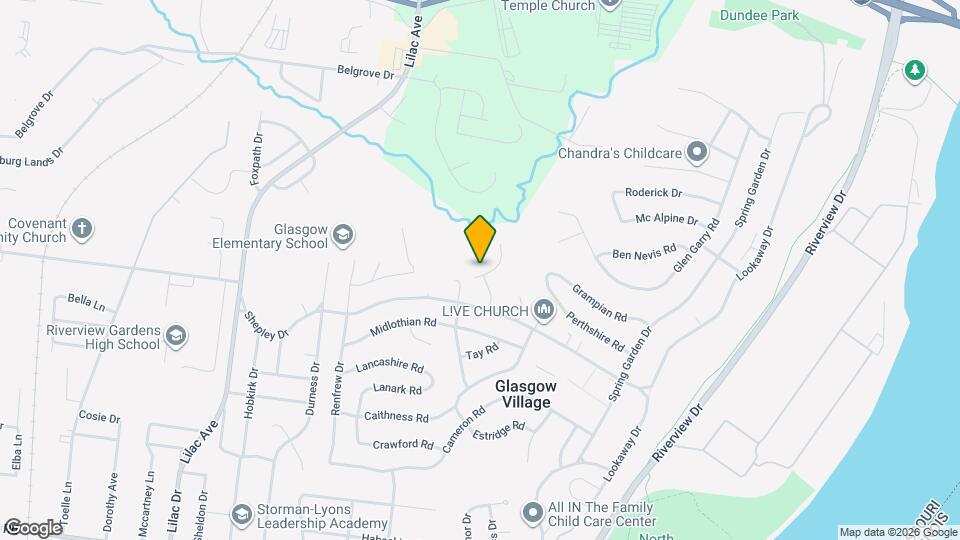 10617 Dunkeld Cir Map and Location Details