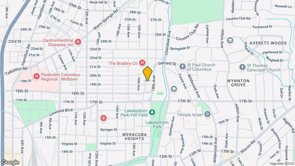 1703 19th St Mapa y Detalles de la Ubicación