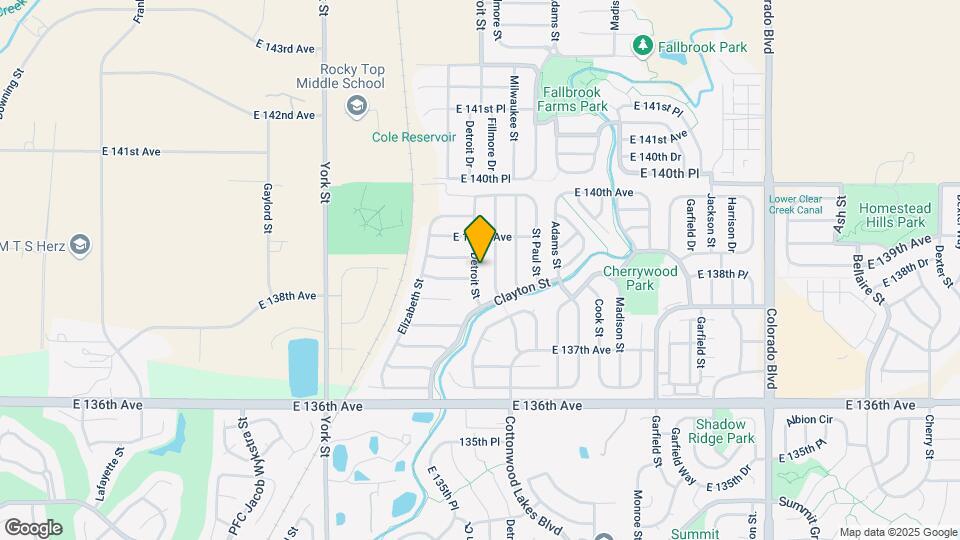13850 Detroit St Map and Location Details
