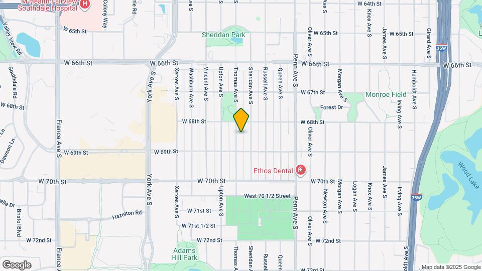 6821 Thomas Ave S Map and Location Details