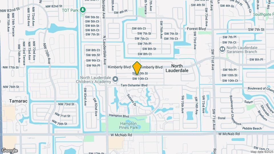 7811 SW 10th Ct Map and Location Details