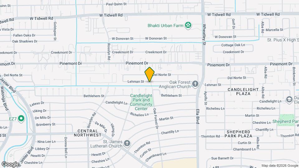 1403 Lochman Dr Map and Location Details