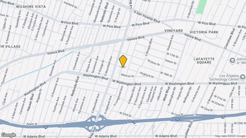 4866 1/2 Pickford St Map and Location Details