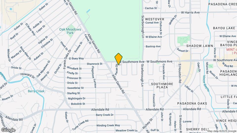 1307 Pecan Dr Map and Location Details