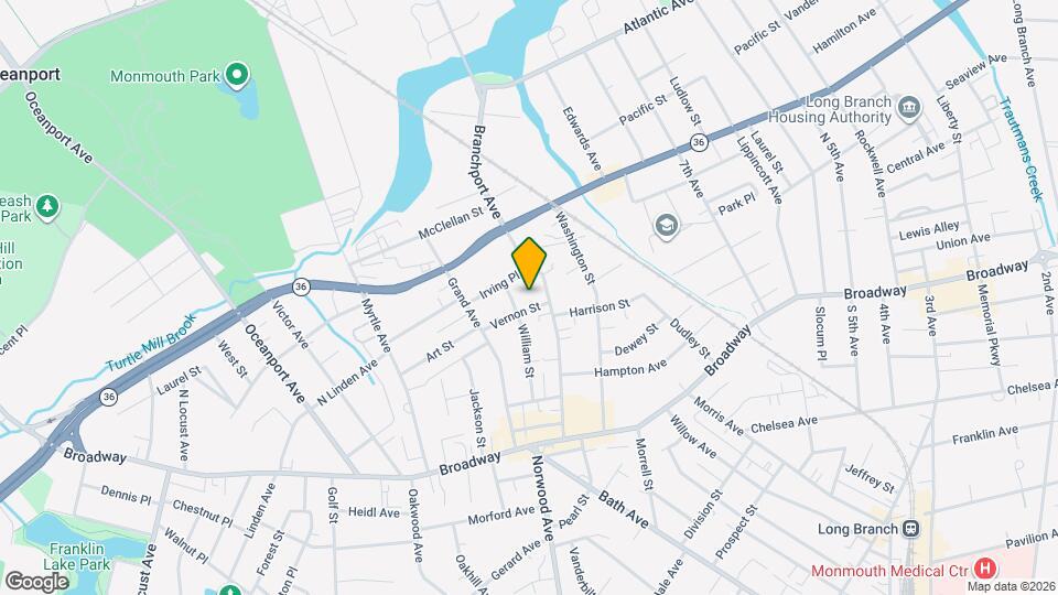 591 Vernon St Map and Location Details