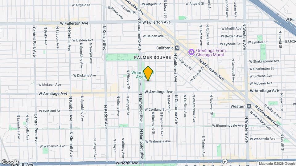 2919 W McLean Ave, Unit 2 Map and Location Details