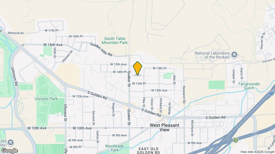 16280 W 14th Ave Map and Location Details