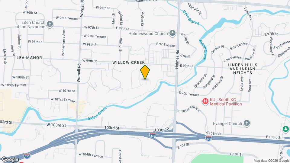 9936 Locust St Map and Location Details