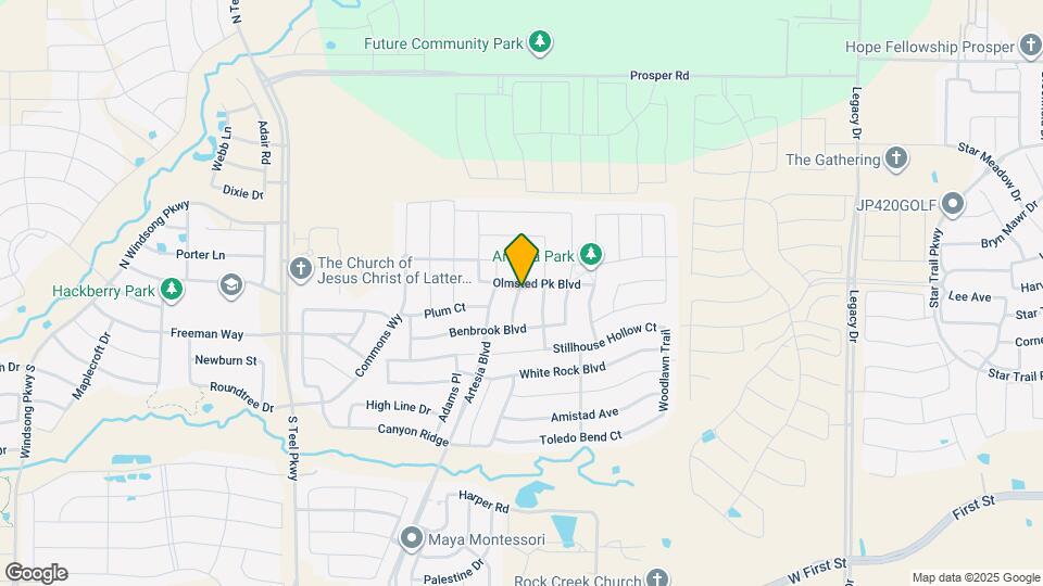 2020 Overton Park Dr Map and Location Details