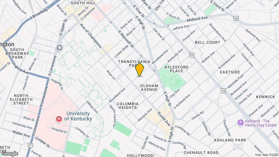 360 Woodland Ave Map and Location Details