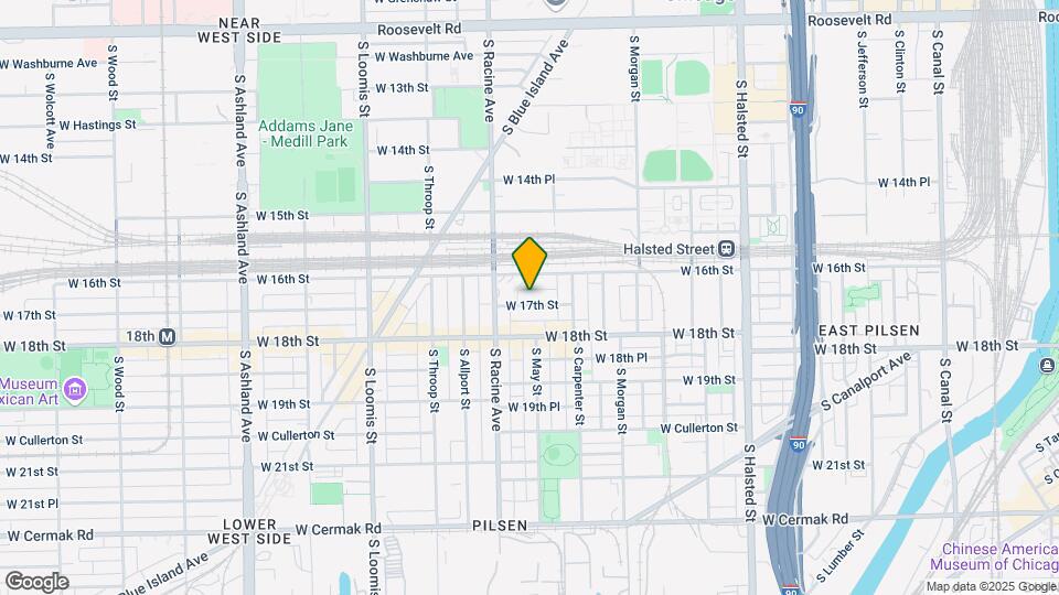 1142 W 17th St, Unit 1F Mapa y Detalles de la Ubicación