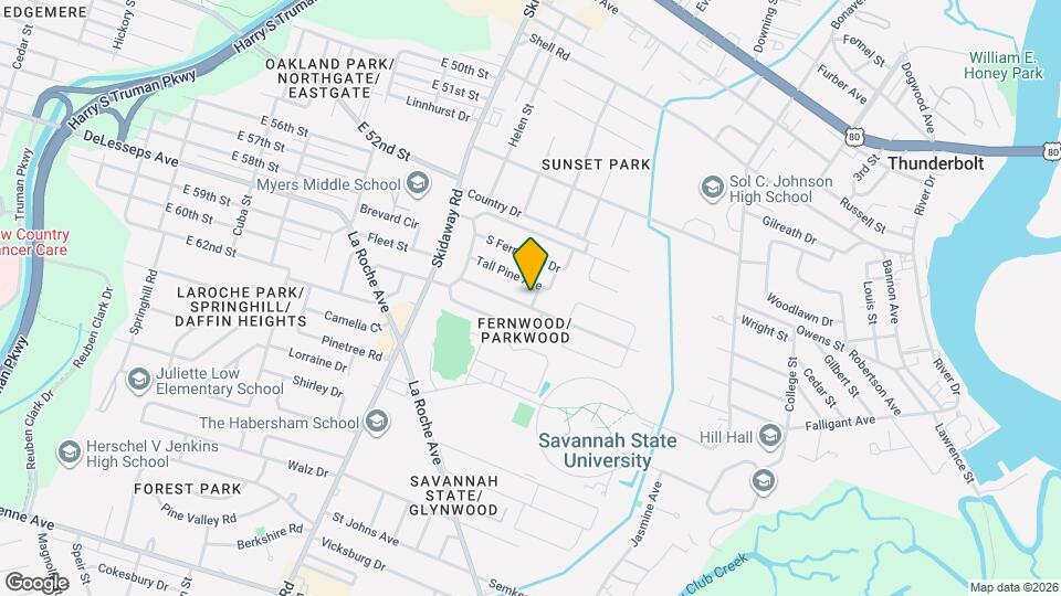 24 N Parkwood Dr Map and Location Details