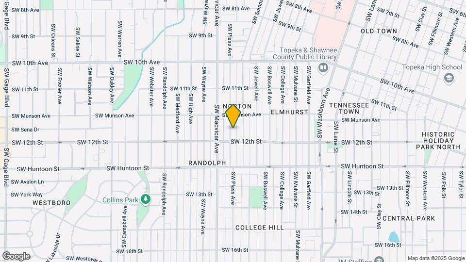 1176 SW Plass Ave Map and Location Details