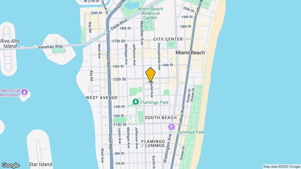1440 Euclid Ave Mapa y Detalles de la Ubicación