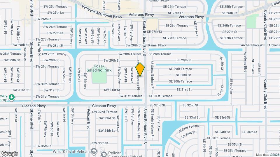 3007 SW Santa Barbara Pl Map and Location Details