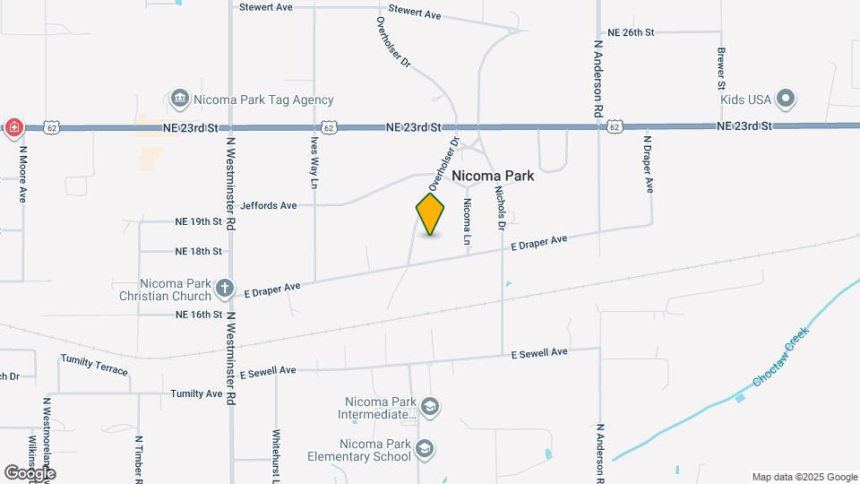 1820 Overholser Dr, Unit A Map and Location Details