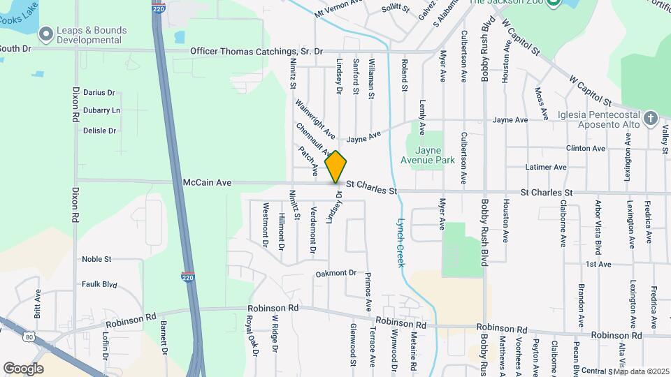 4201 McCain Ave Map and Location Details