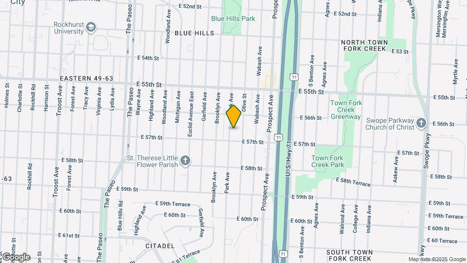 5623 Park Ave Map and Location Details
