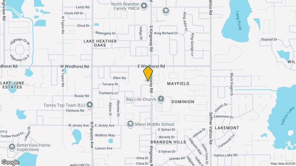 543 Terrace Dr Map and Location Details