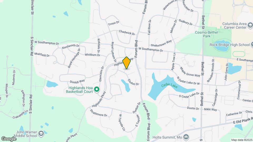 1110 Brookedale Ct Map and Location Details