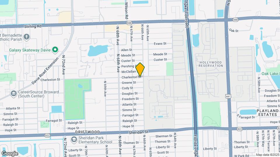 6620 Charleston St Map and Location Details