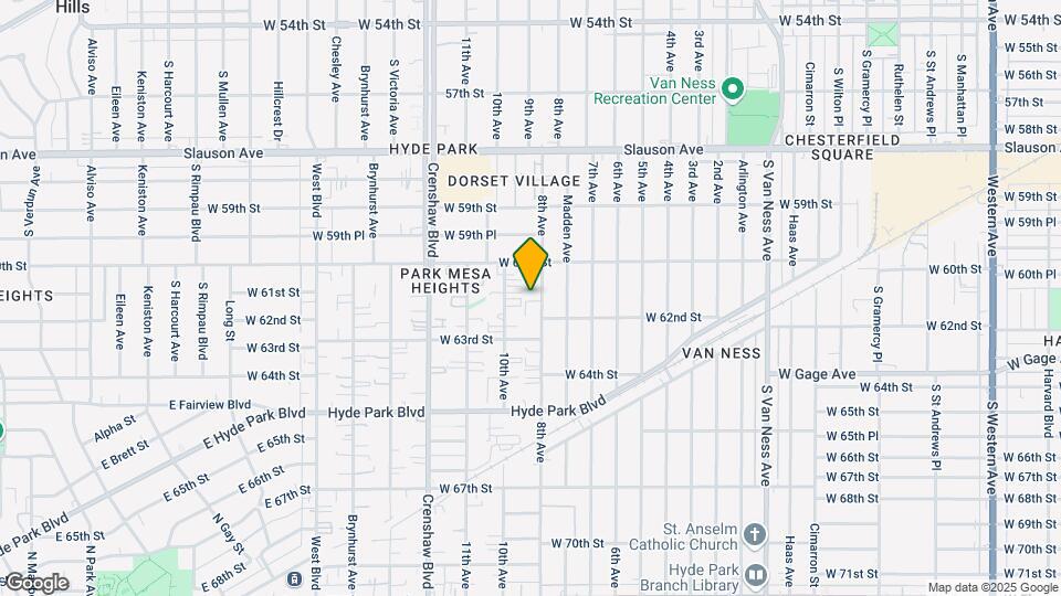 6101 8th Ave Map and Location Details
