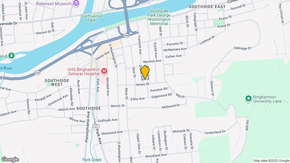 25 Duane Ave Mapa y Detalles de la Ubicación