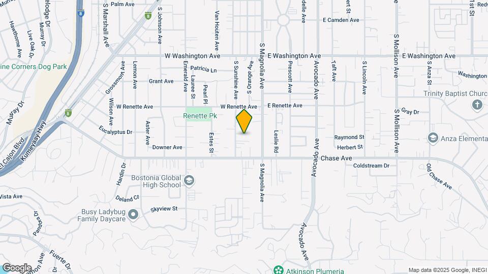 1013 S Sunshine Ave, Unit K Map and Location Details