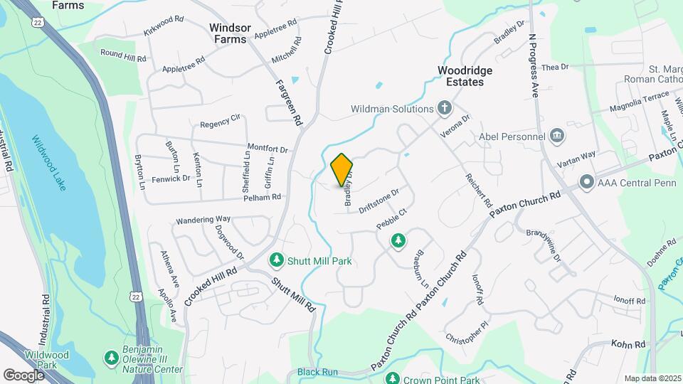 1726 Bradley Dr Map and Location Details