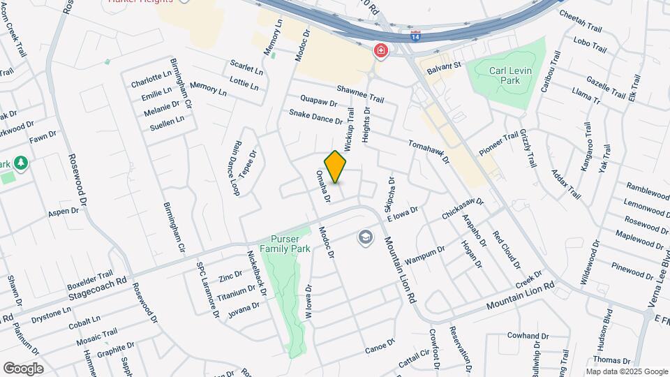 2208 Chippewa Dr Map and Location Details