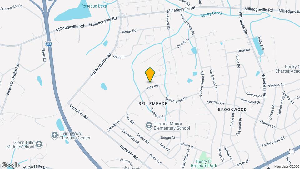 3309 Tate Rd Mapa y Detalles de la Ubicación