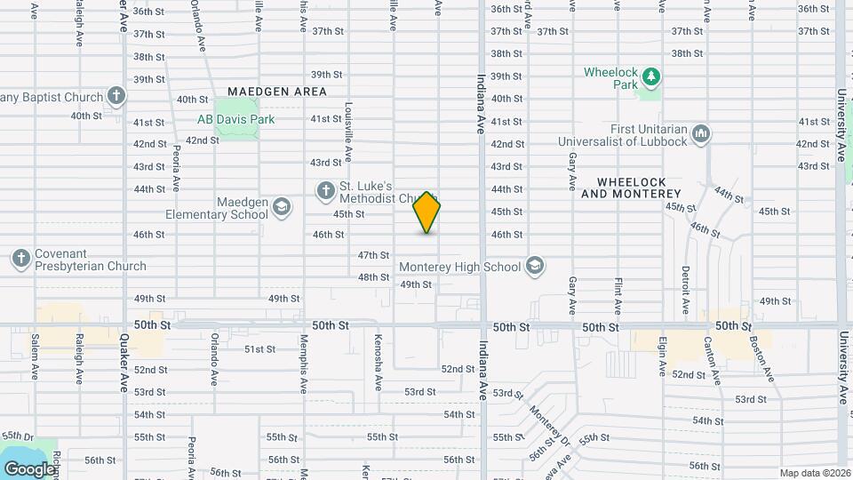 3505 46th St Map and Location Details