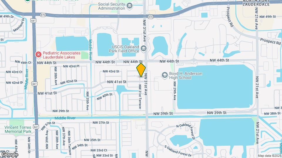4160 NW 31st Ter Mapa y Detalles de la Ubicación